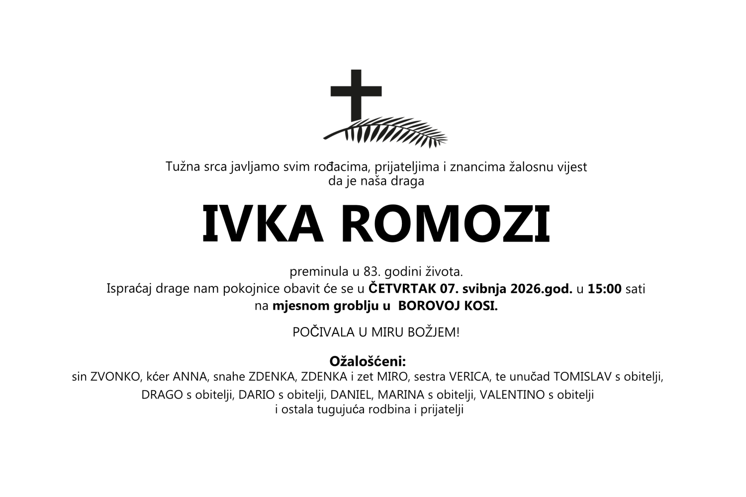 Ivka Romozi Osmrtnica JPG2