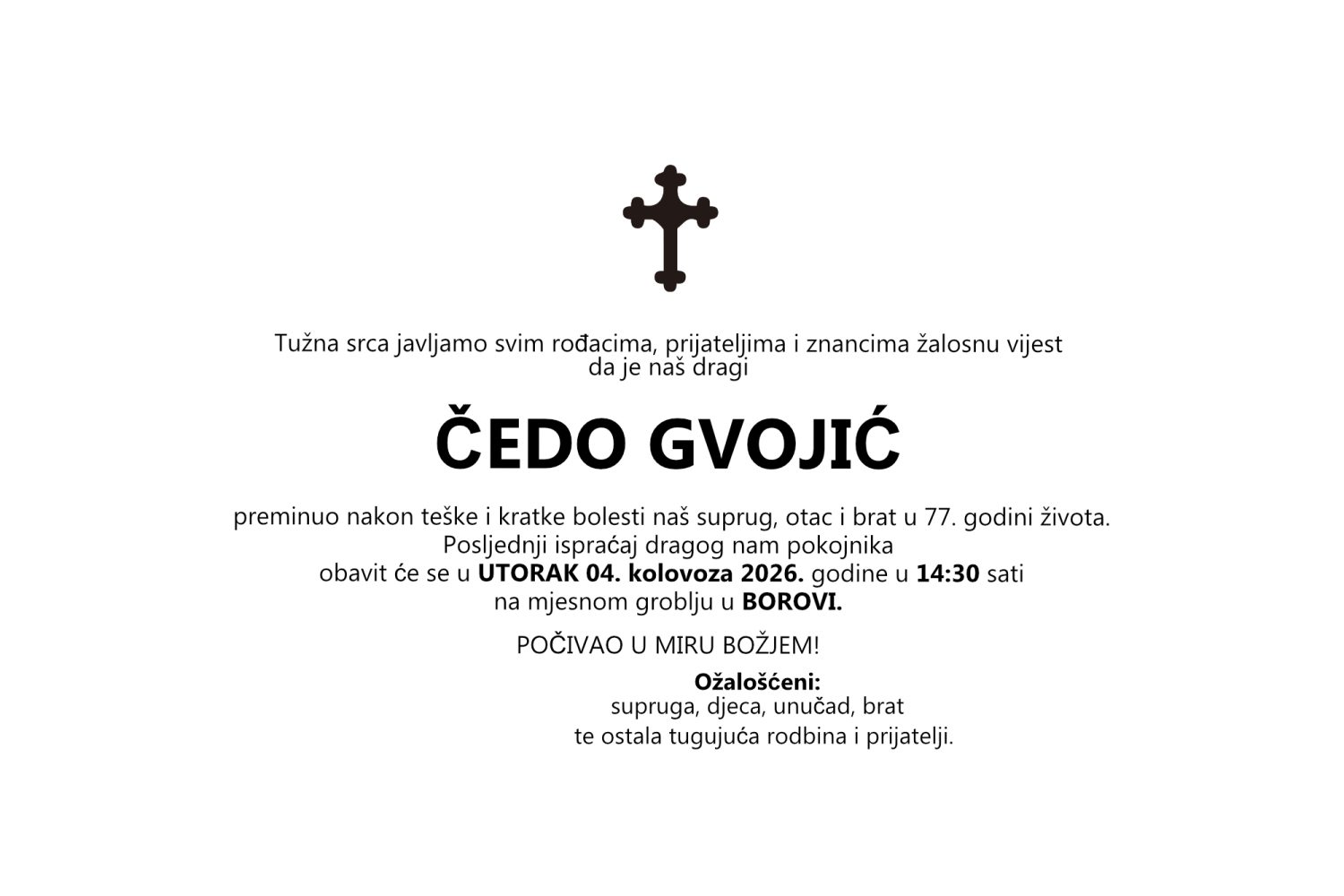 MUŠKA KLASIČNA test